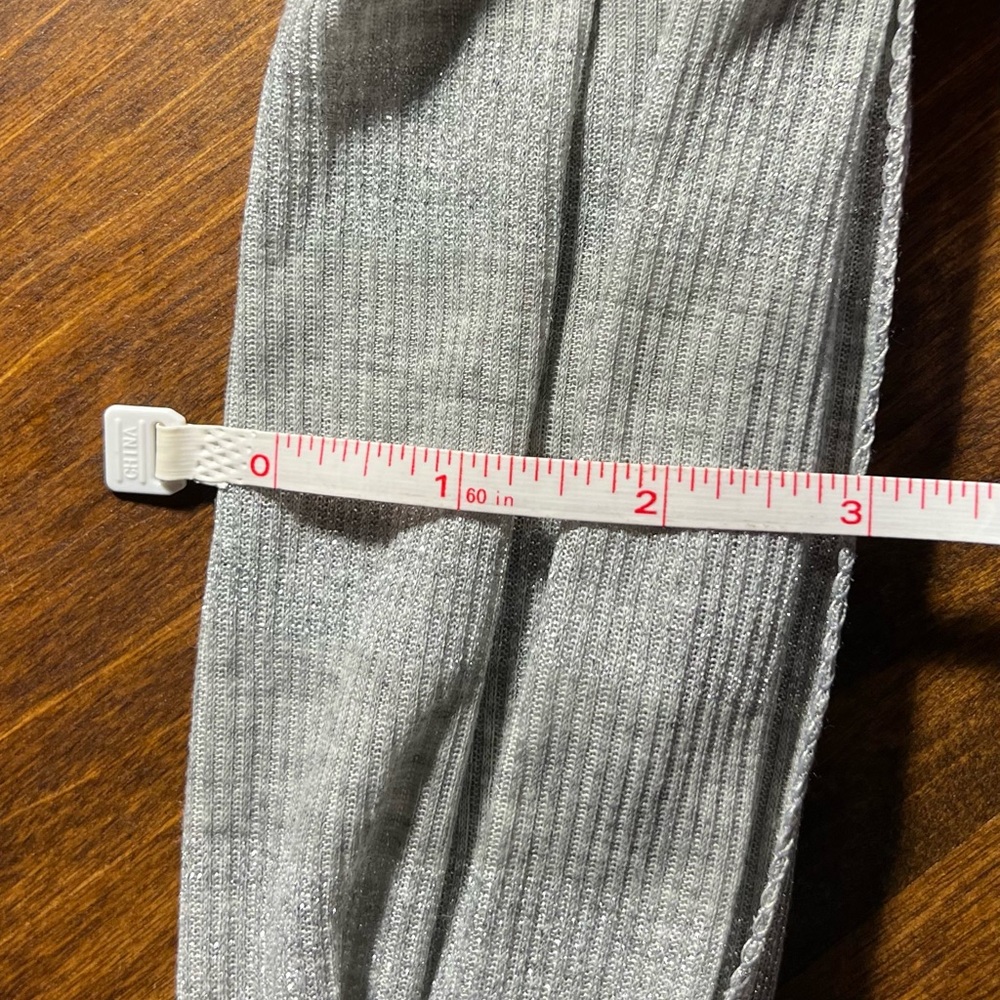 Silver Striped Infinity Scarf - Picture 4 of 4